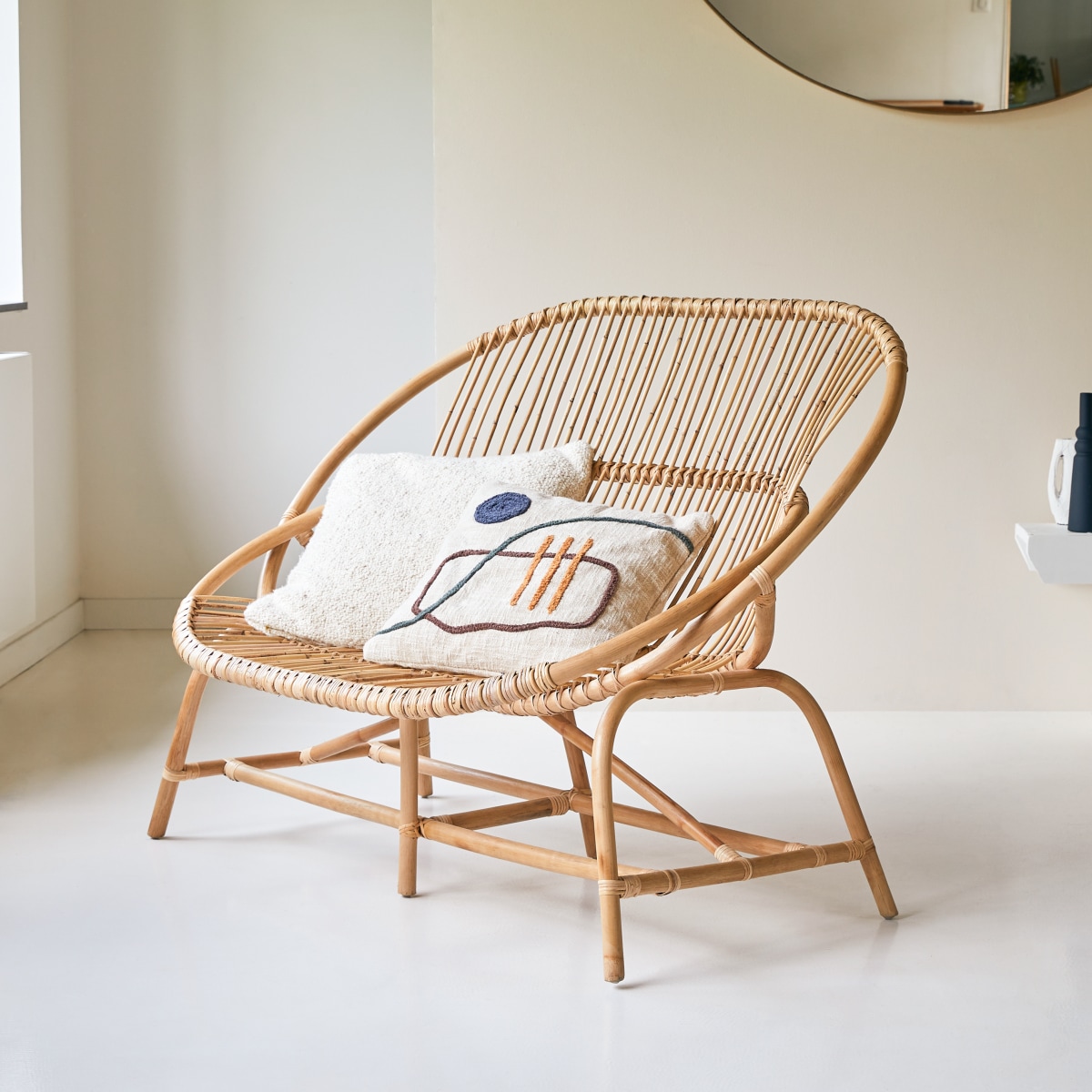 Leontie - Sofa aus Rattan
