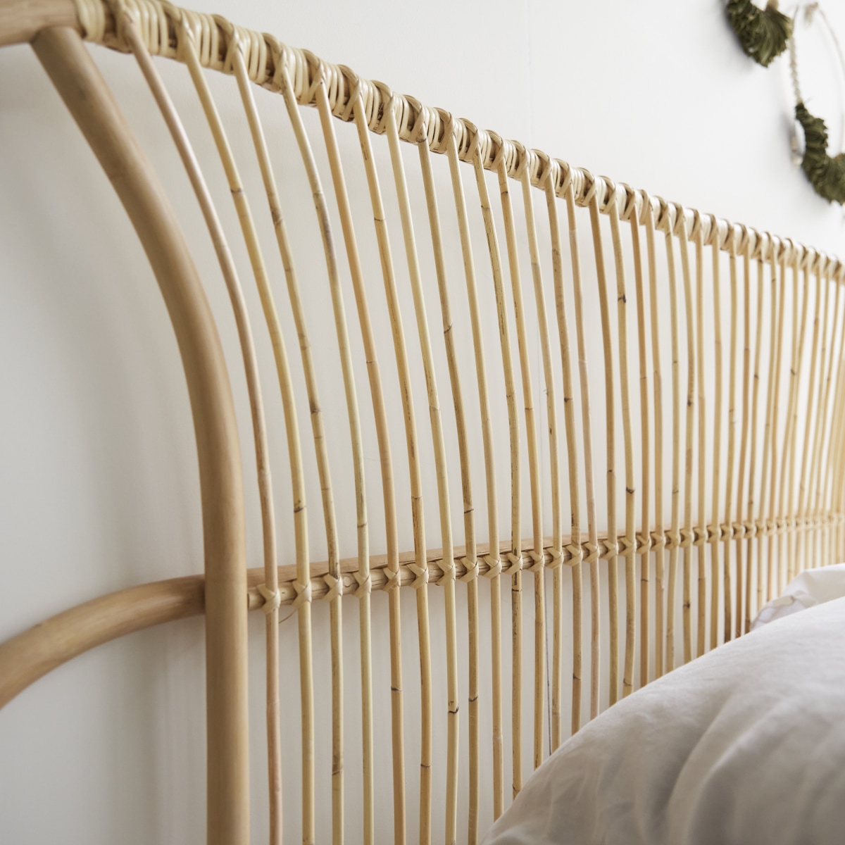Leontie - Kopfteil aus Rattan 190 cm