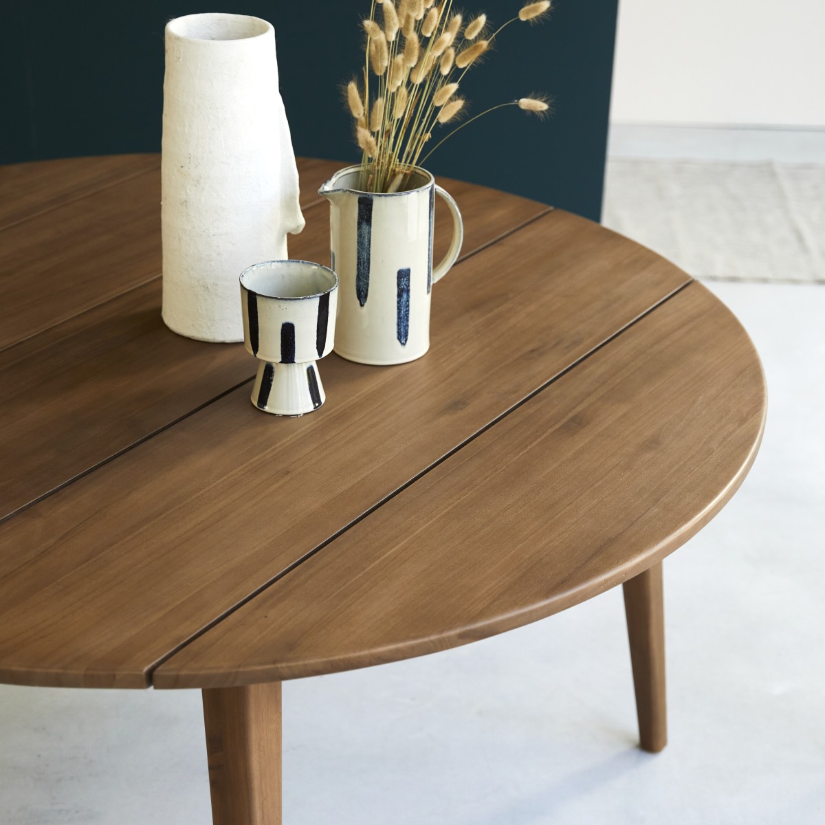 Grasshopper - Esstisch aus massivem Recycling-Teak 8 Pers.