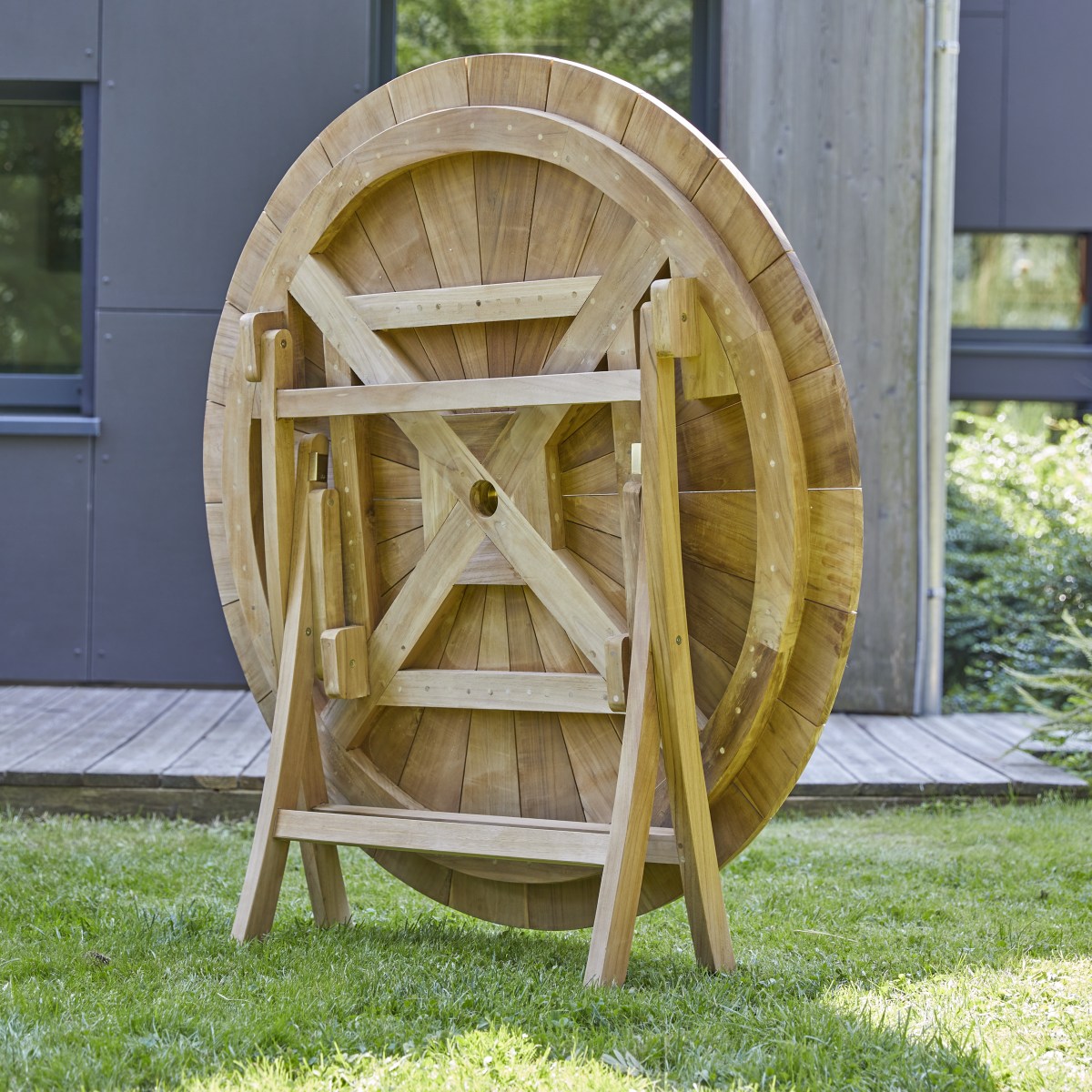 Andria - Outdoor Gartenmöbel Set aus massivem Teak 2 Lehnstühle
