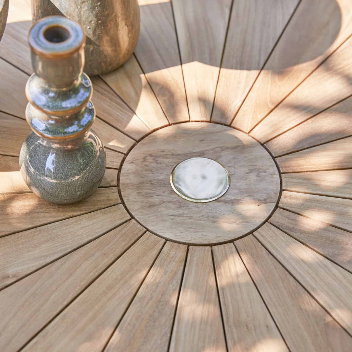 Andria - Outdoor Gartenmöbel Set aus massivem Teak 2 Lehnstühle