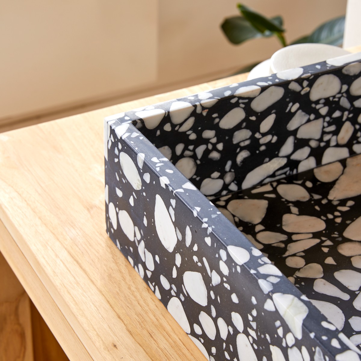 Unik - Lavabo quadrato in terrazzo premium l. 40 cm