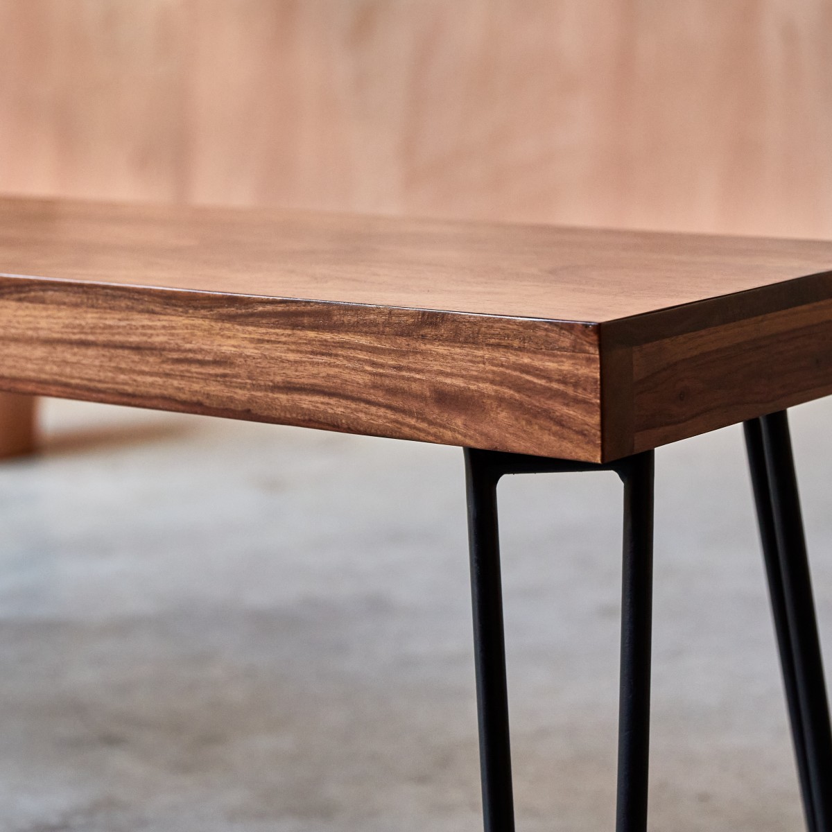 Helga - Bank aus massivem Palisanderholz 135 cm