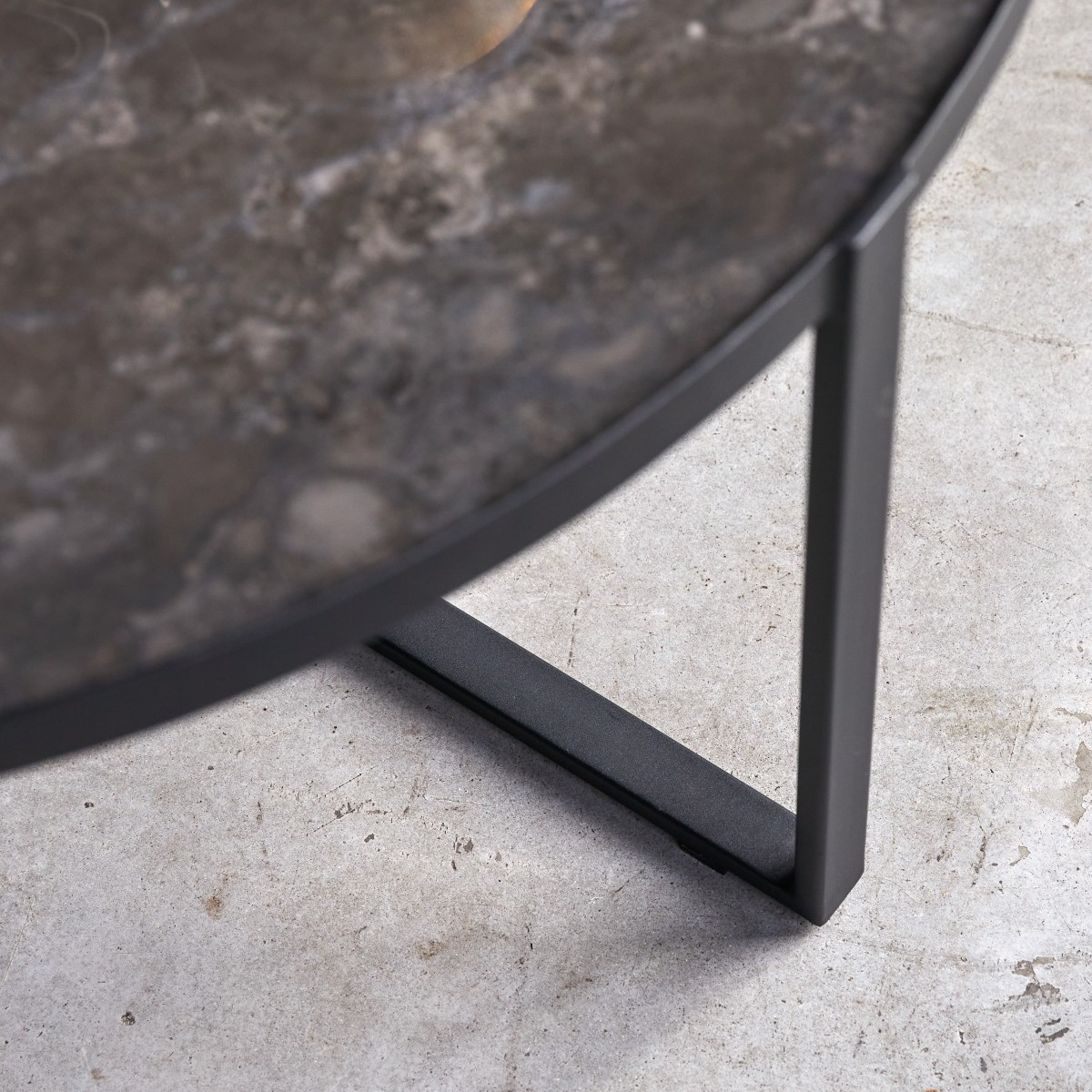 Milan - Couchtisch aus Marmor und Metall