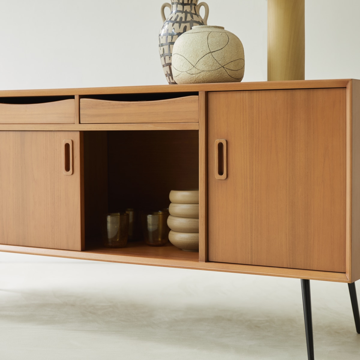 Simen - Buffet aus massivem Mahagoniholz 170 cm