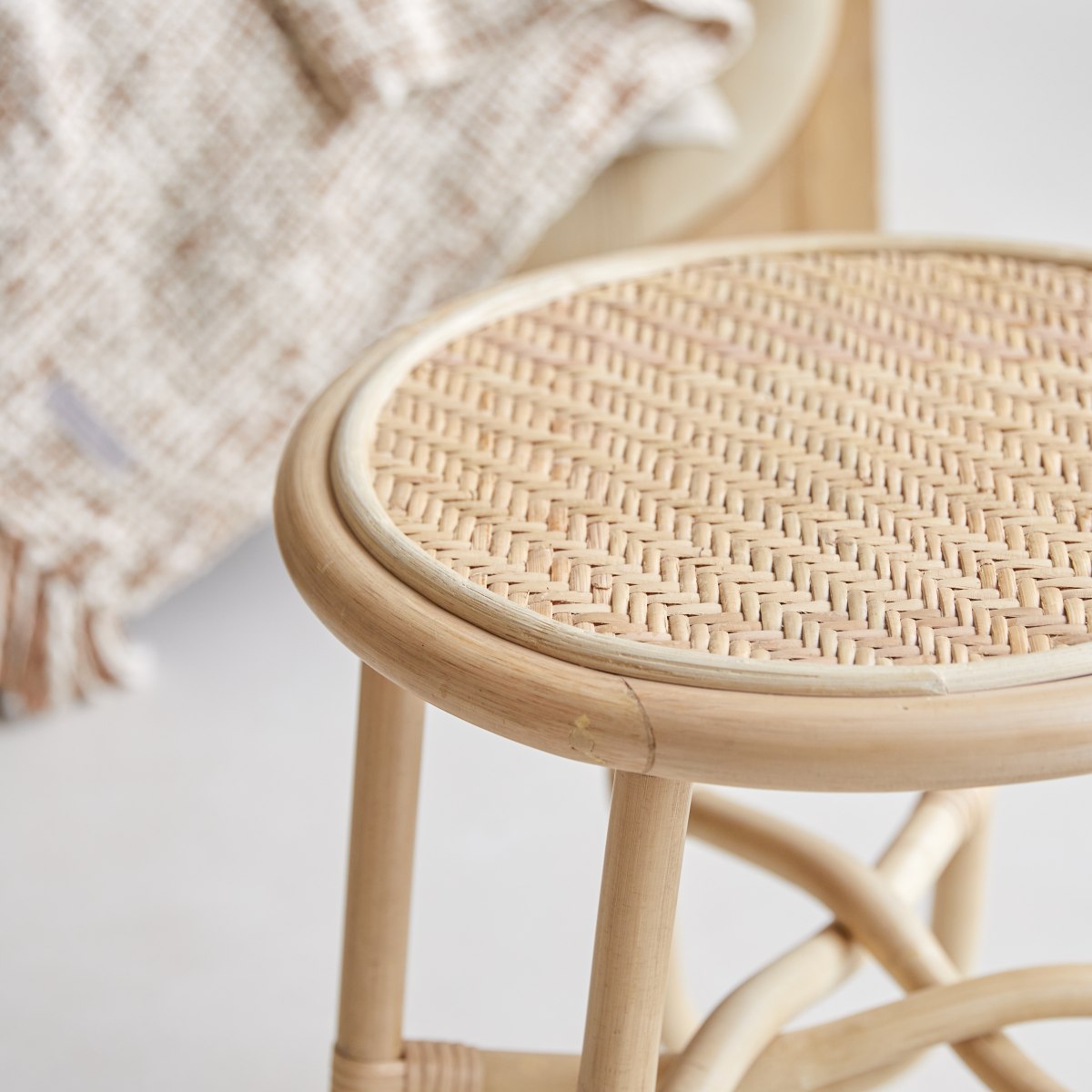 Lina - Nachttisch aus Rattan