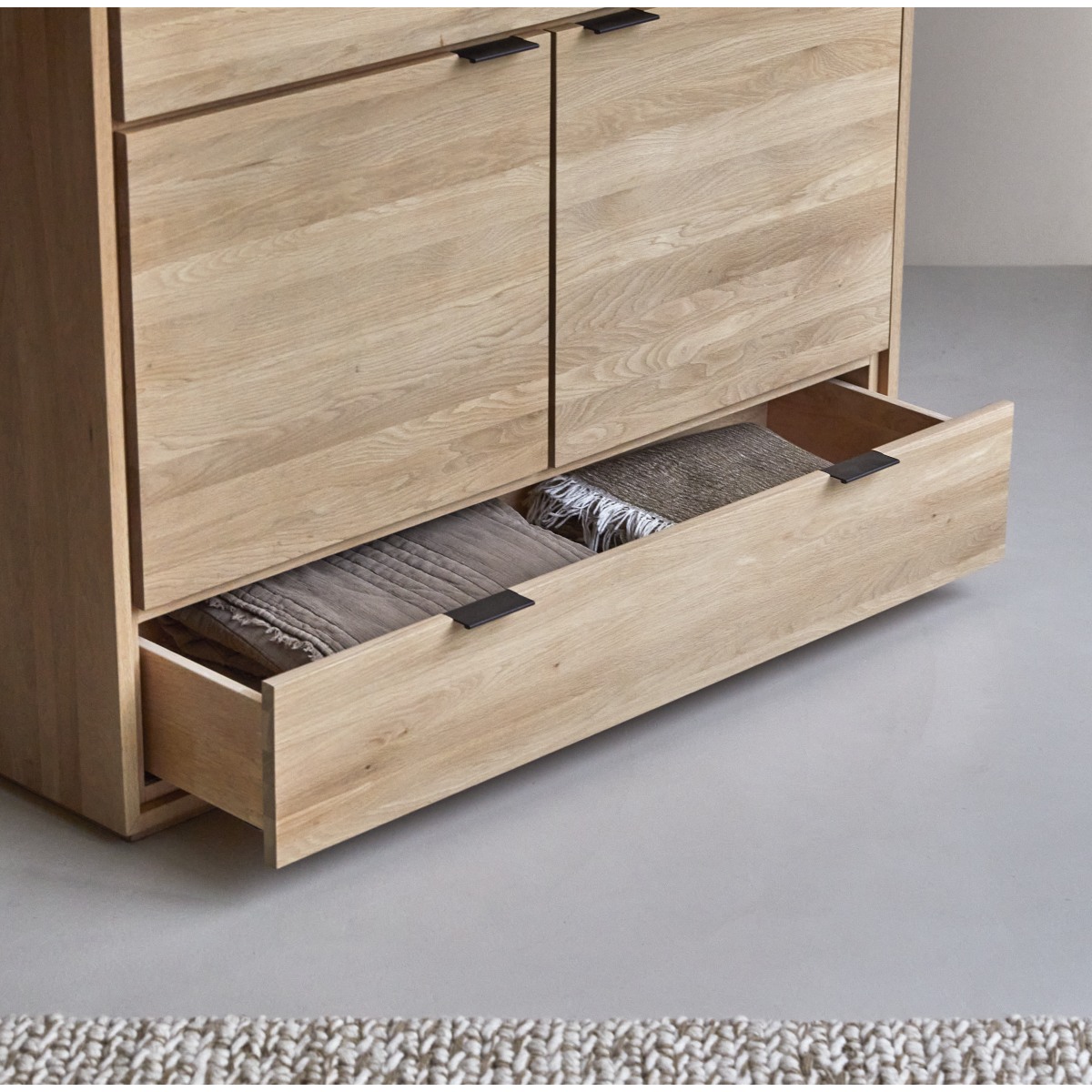 Senson - Buffet aus massivem Eichenholz 120 cm