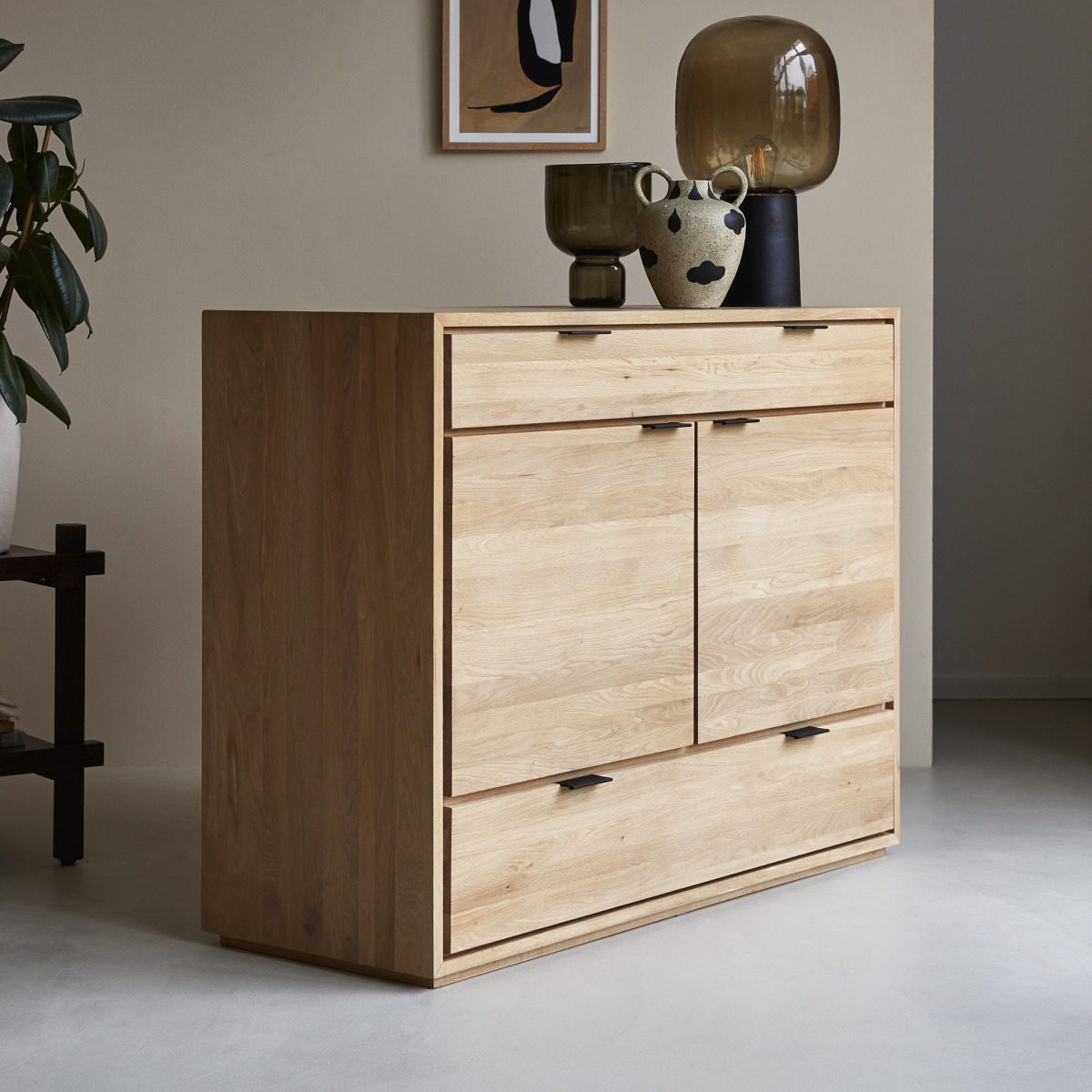 Senson - Buffet aus massivem Eichenholz 120 cm