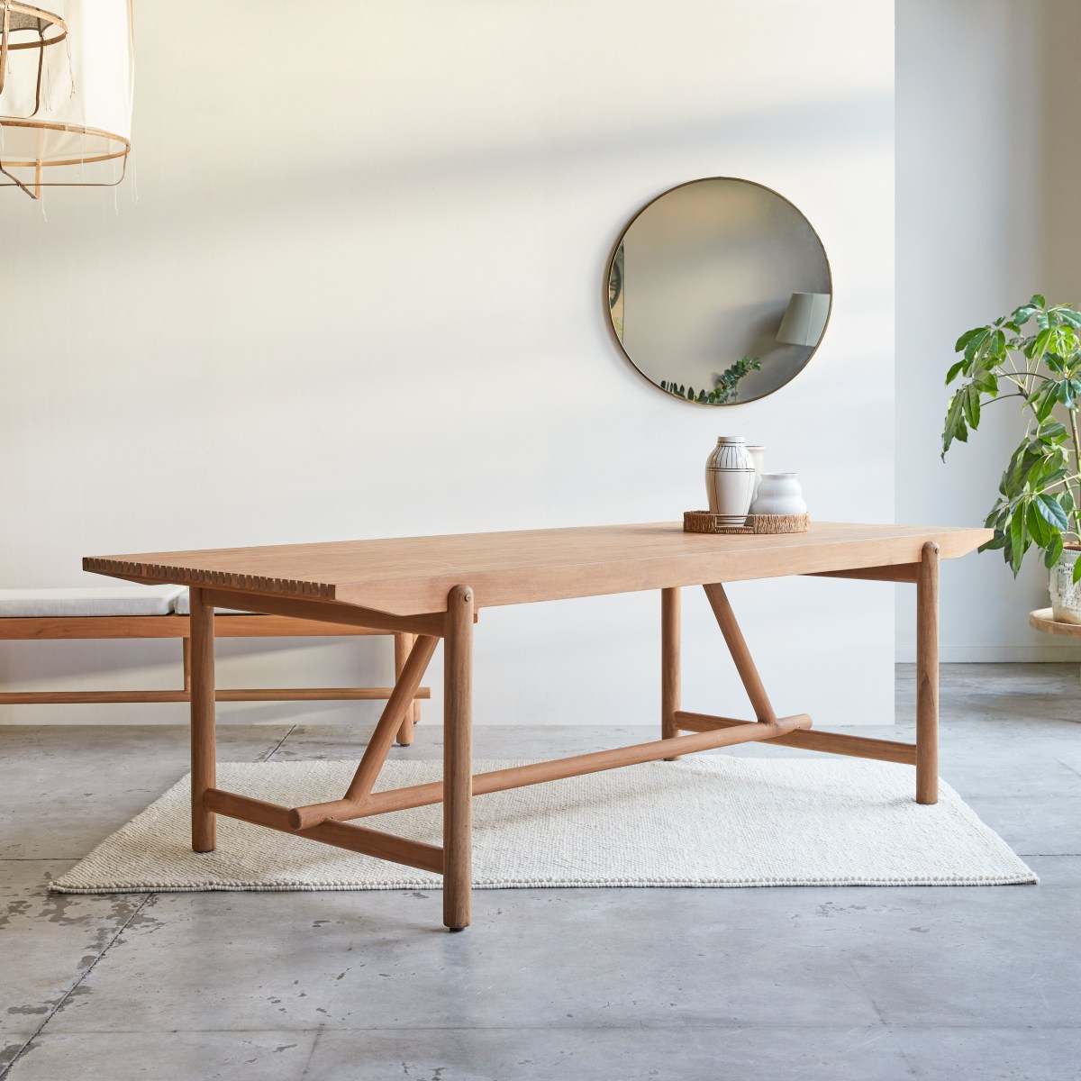Fado - Tisch aus Teak massiv 6–8 Personen