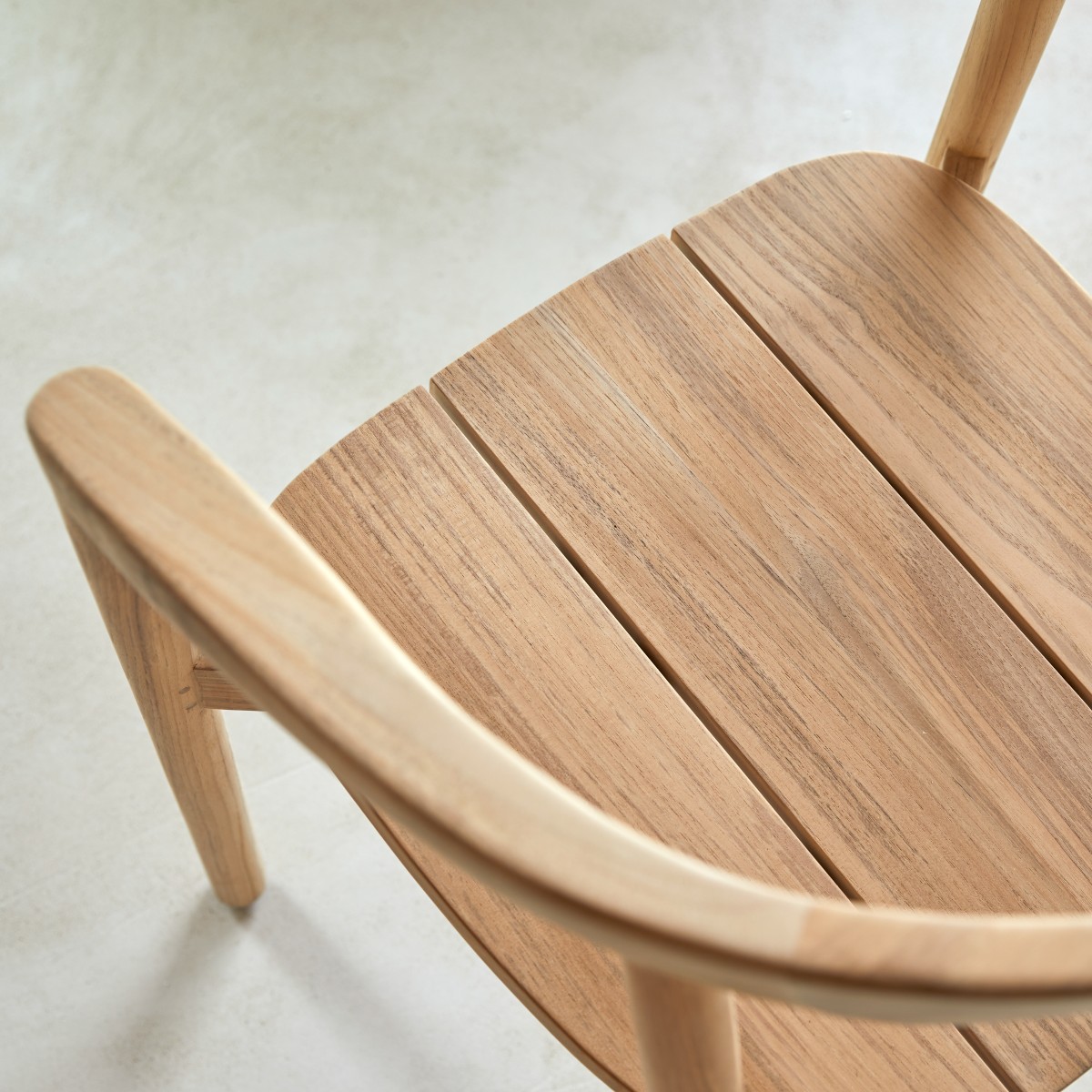 Francia - Stuhl aus Teak massiv