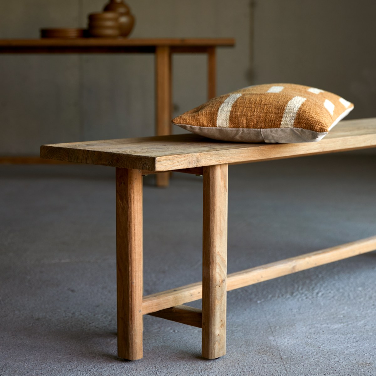 Antonia - Bank aus massivem Recycling-Teak