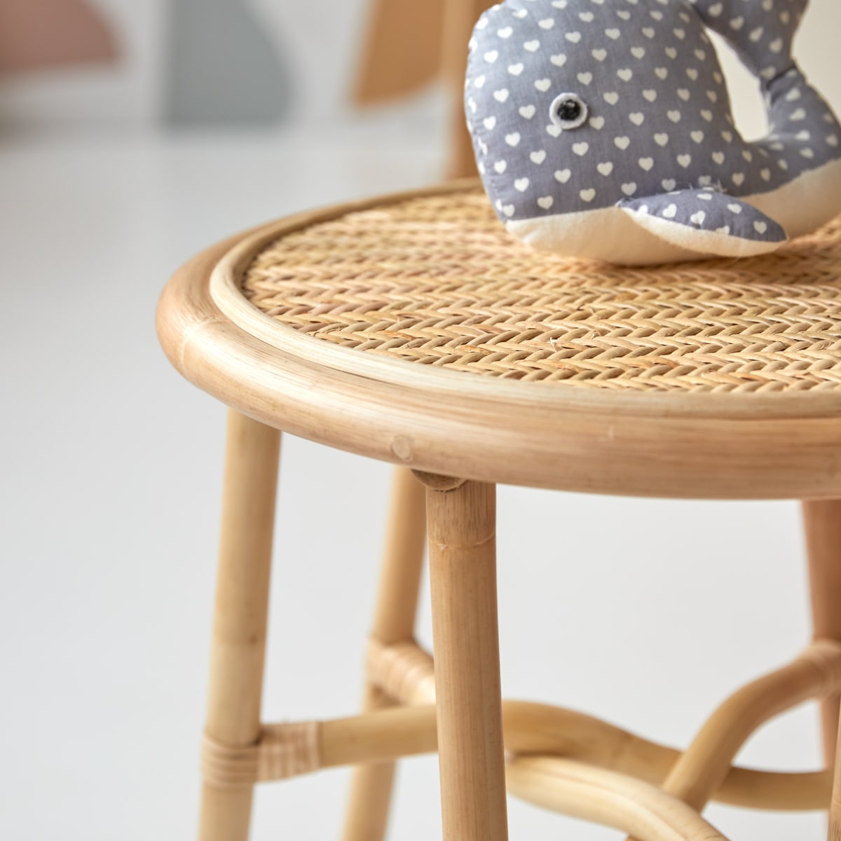 Lina - Kinder-Nachttisch aus Rattan