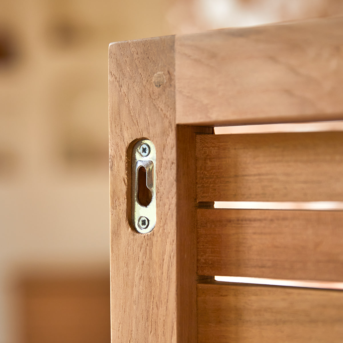 Suzette - Kinder-Kopfteil aus massivem Teak 95 cm