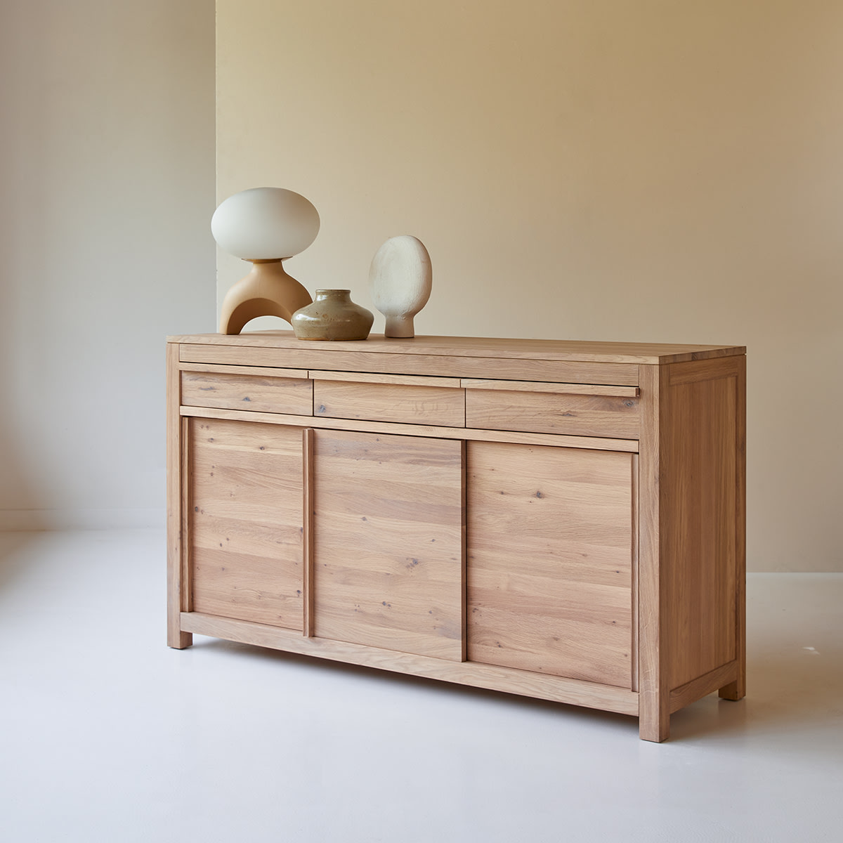 Luce - Anrichte aus massivem Eichenholz 150 cm