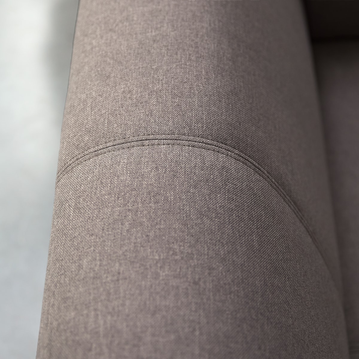 Finn - 3-Sitzer-Sofa mit maulwurfsgrau Stoffbezug