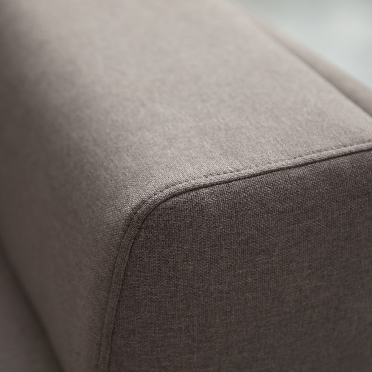 Finn - 3-Sitzer-Sofa mit maulwurfsgrau Stoffbezug