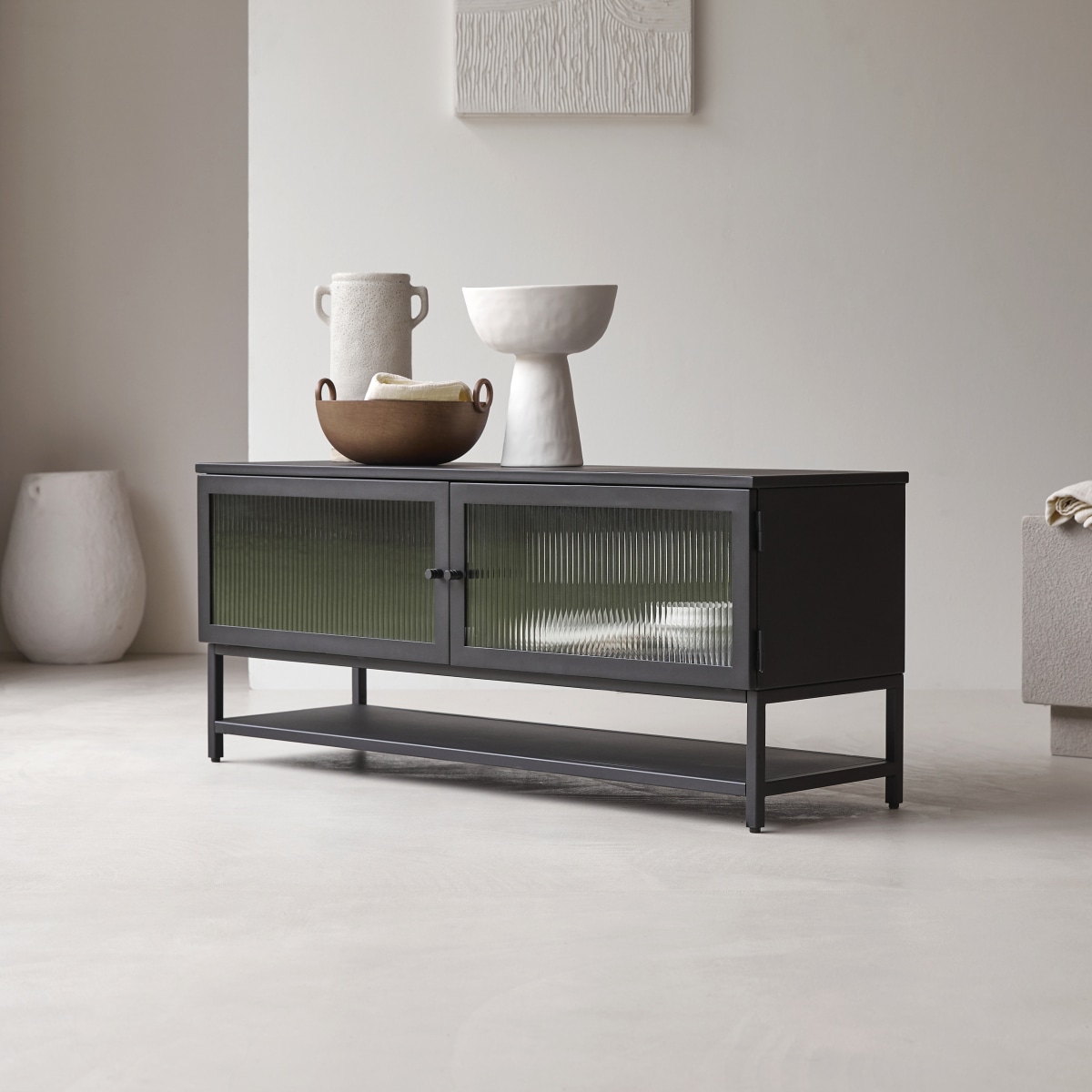 Antonin - TV-Möbel aus Metall 120 cm
