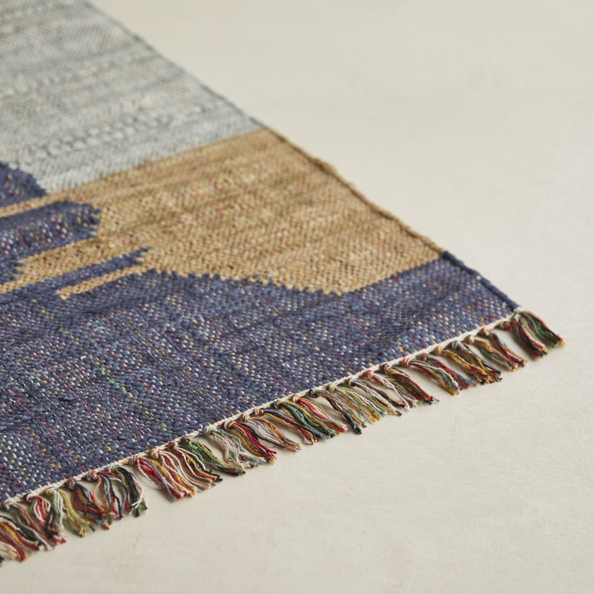 Navi - Teppich aus recycelter Baumwolle 80 x 250 cm