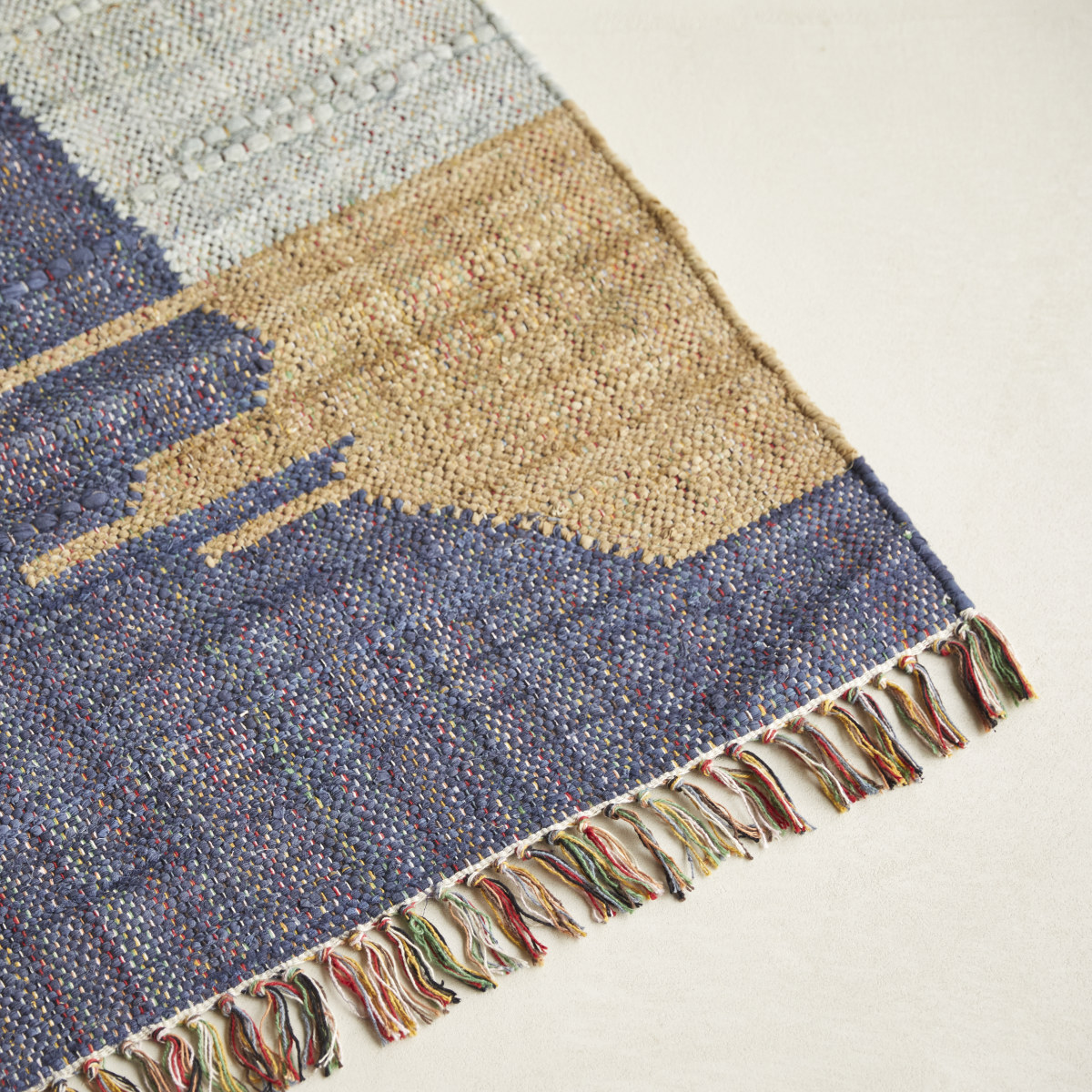 Navi - Teppich aus recycelter Baumwolle 80 x 250 cm
