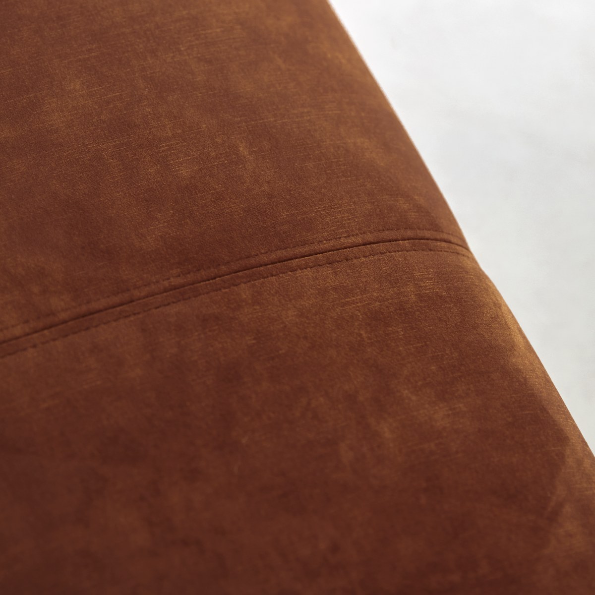 Finn - 3-Sitzer-Sofa aus terracottafarbenem Samt