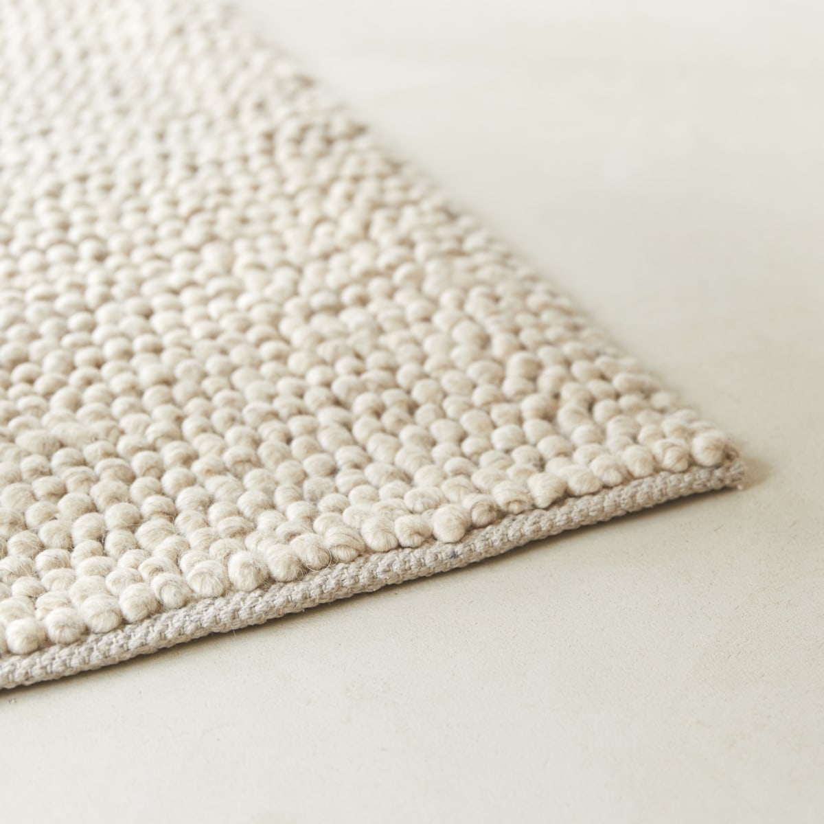 Arya - Woll- und Baumwollteppich 250×350 cm - Beige