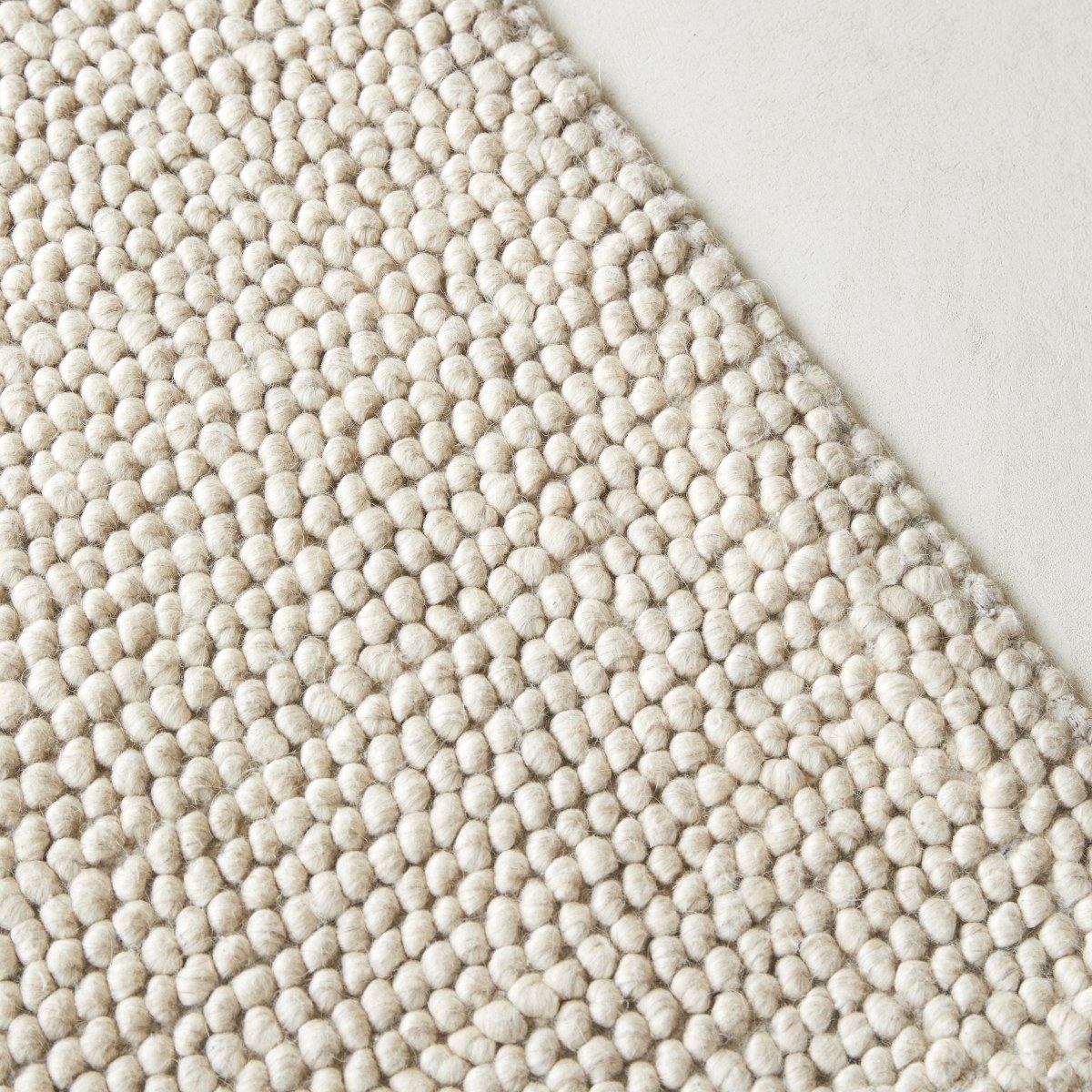 Arya - Woll- und Baumwollteppich 250×350 cm - Beige