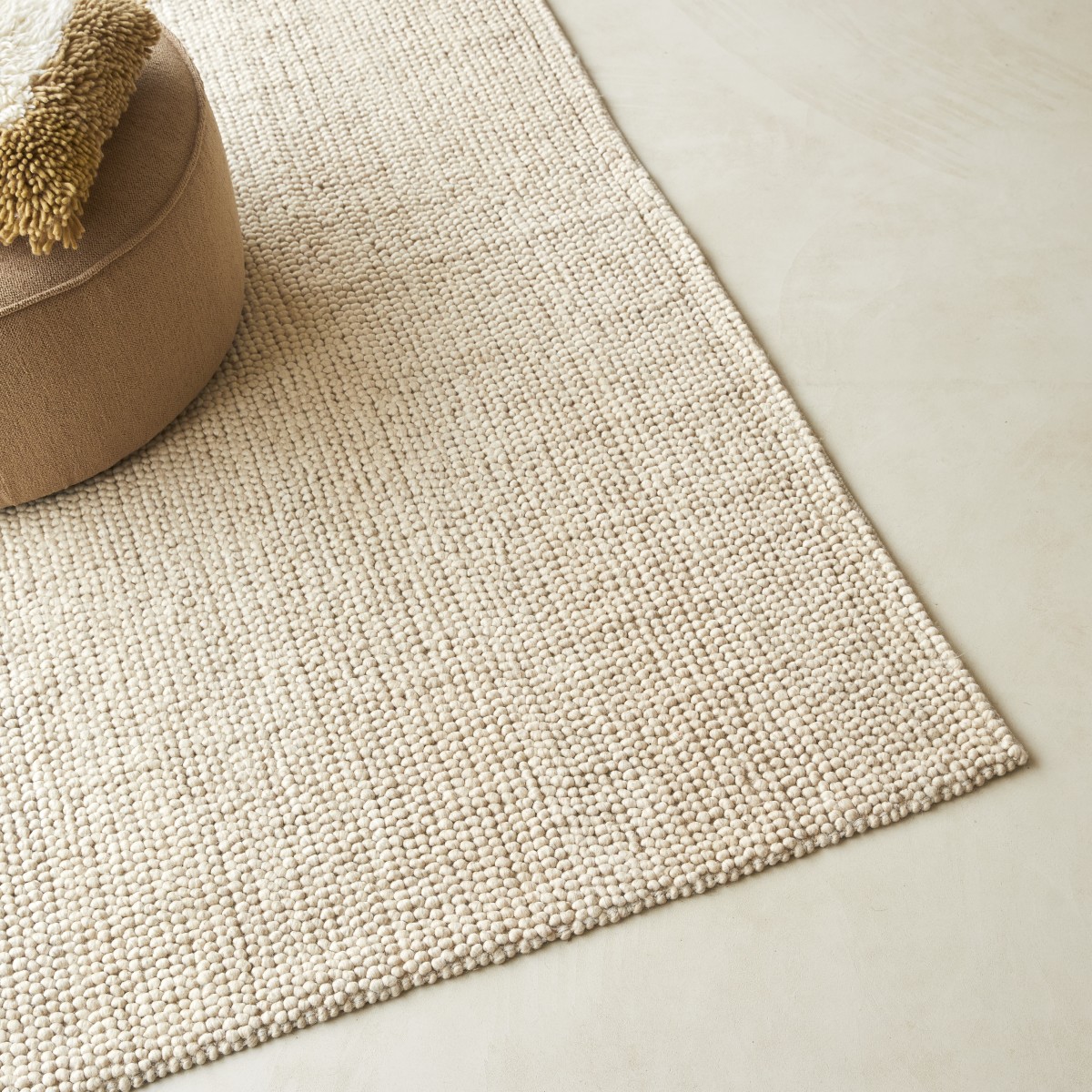 Arya - Woll- und Baumwollteppich 250×350 cm - Beige