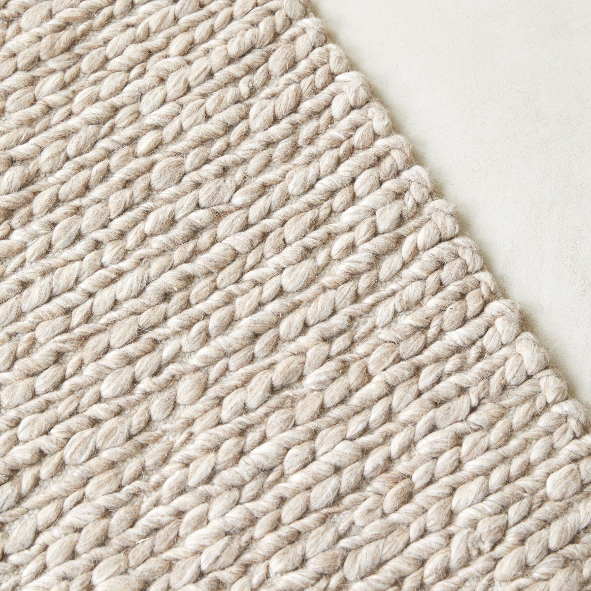 Arya - Woll- und Baumwollteppich 200×300 cm - Brown