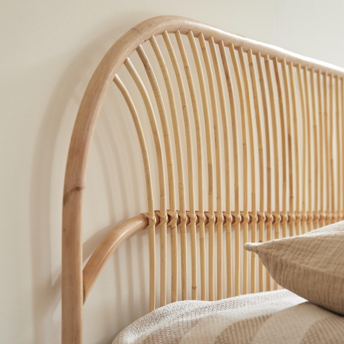 Colette - Bett-Kopfteil aus Rattan 180 cm