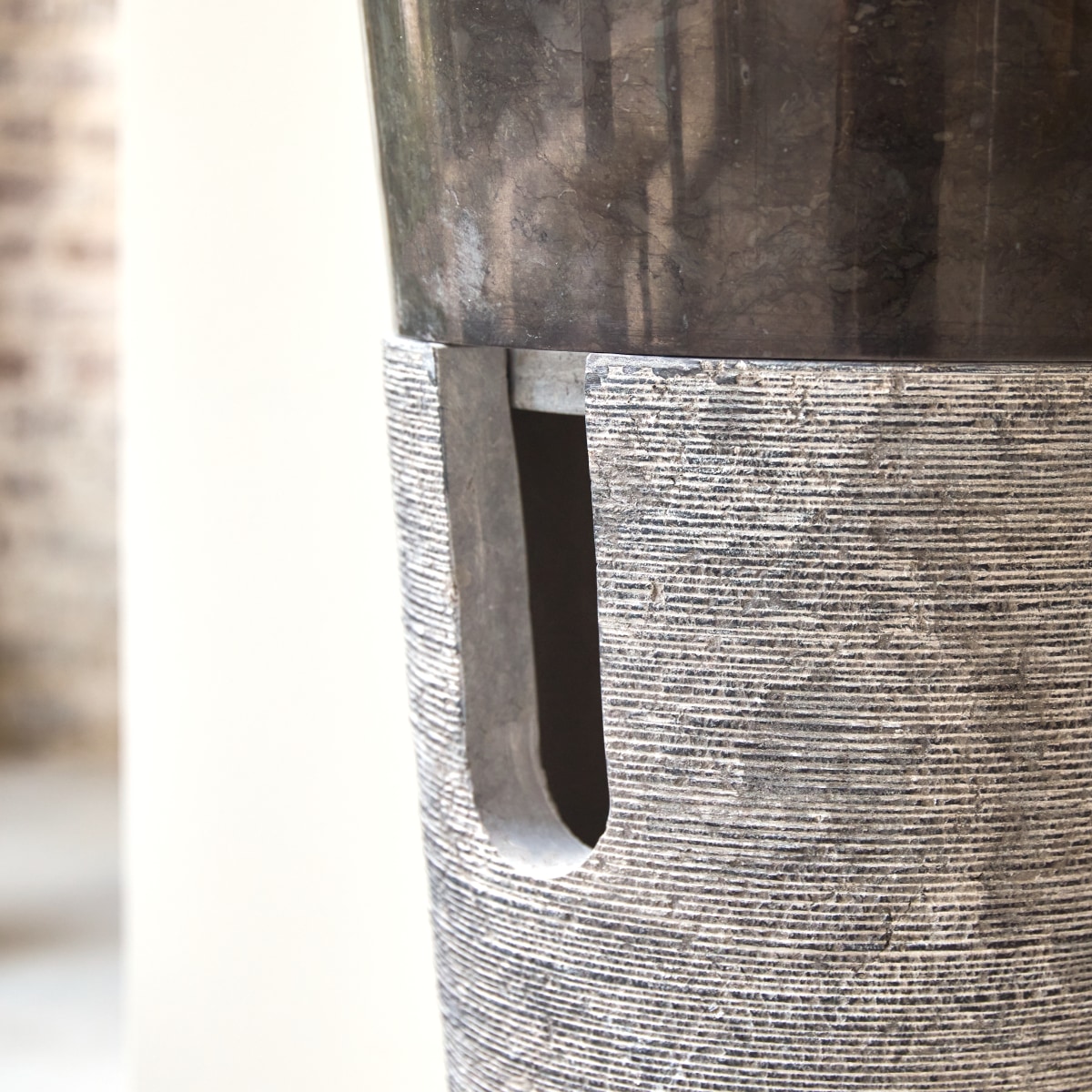 Koni - Standwaschbecken aus Marmor ∅ 40 cm