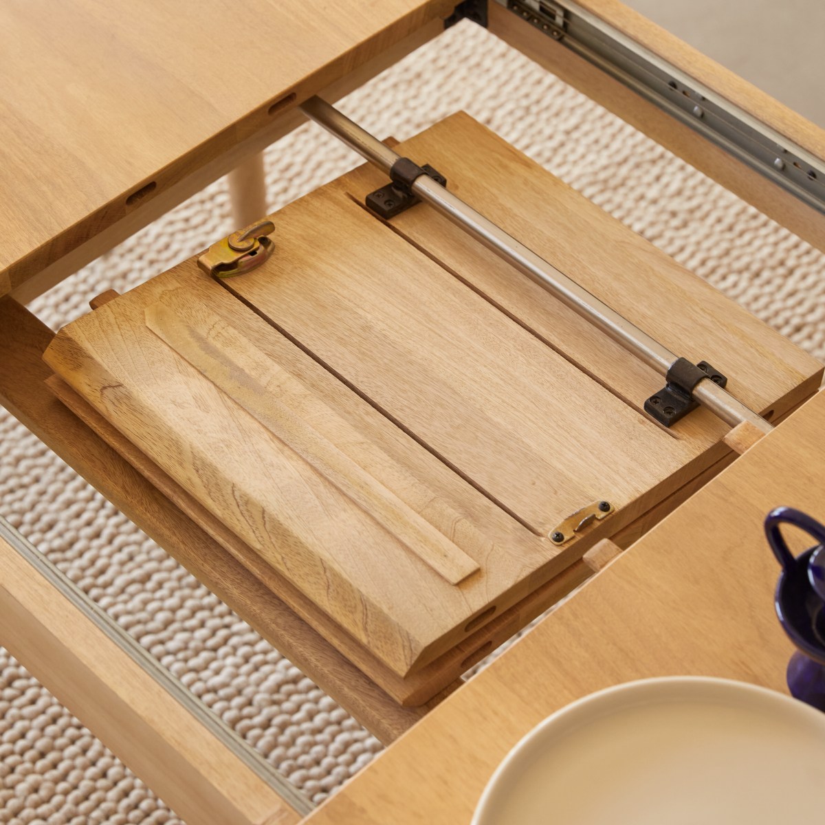 Cloé - Table extensible en manguier massif 4-6 pers.