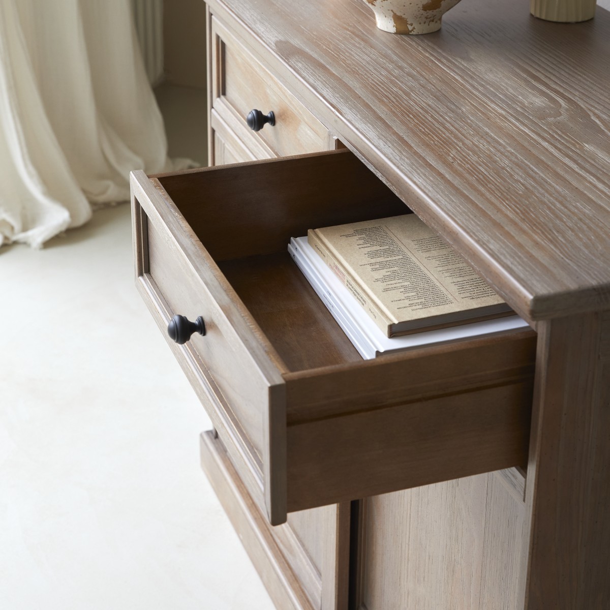 Roma - Solid pine sideboard, 110 cm