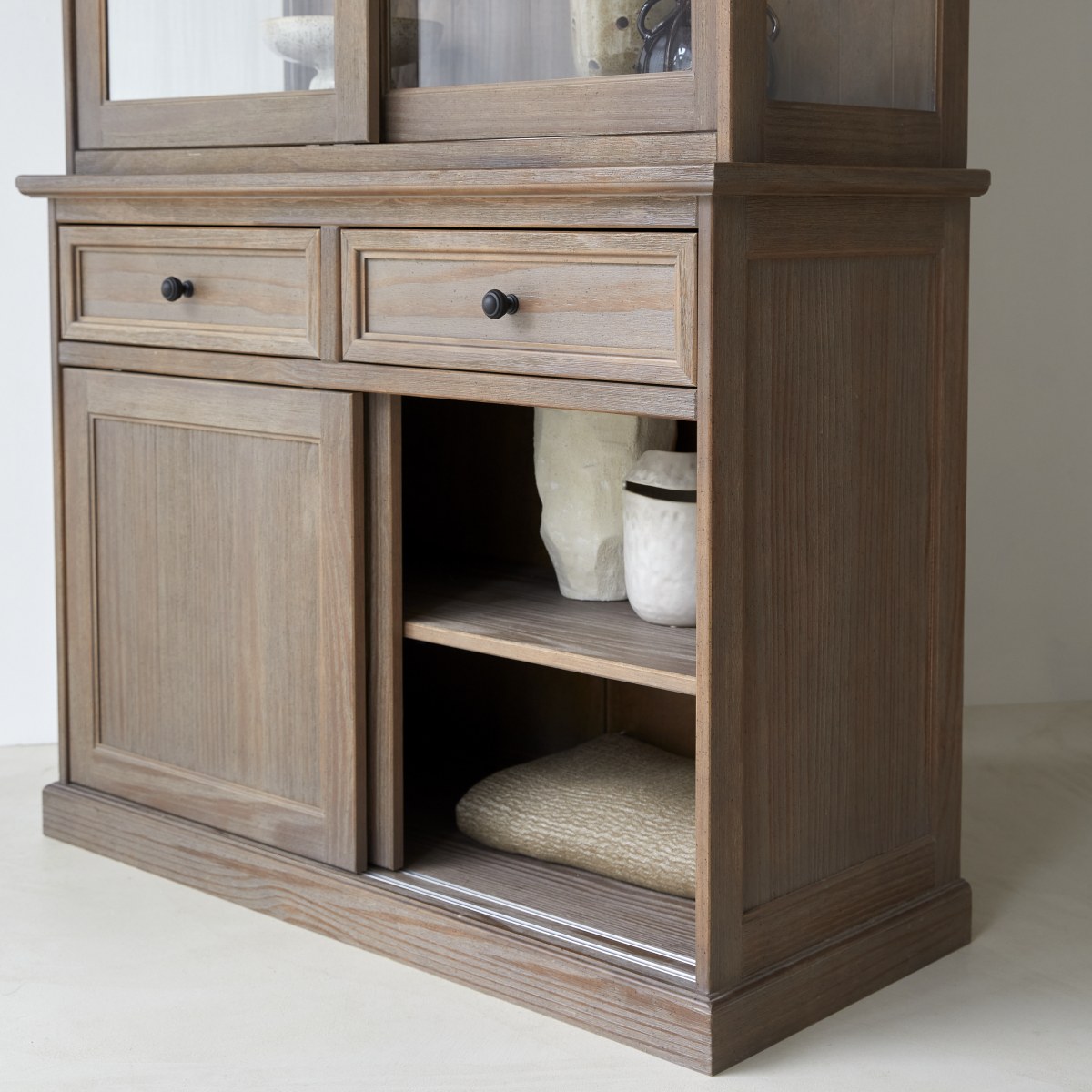 Roma - Geschirrschrank aus massivem Kiefernholz 120 cm