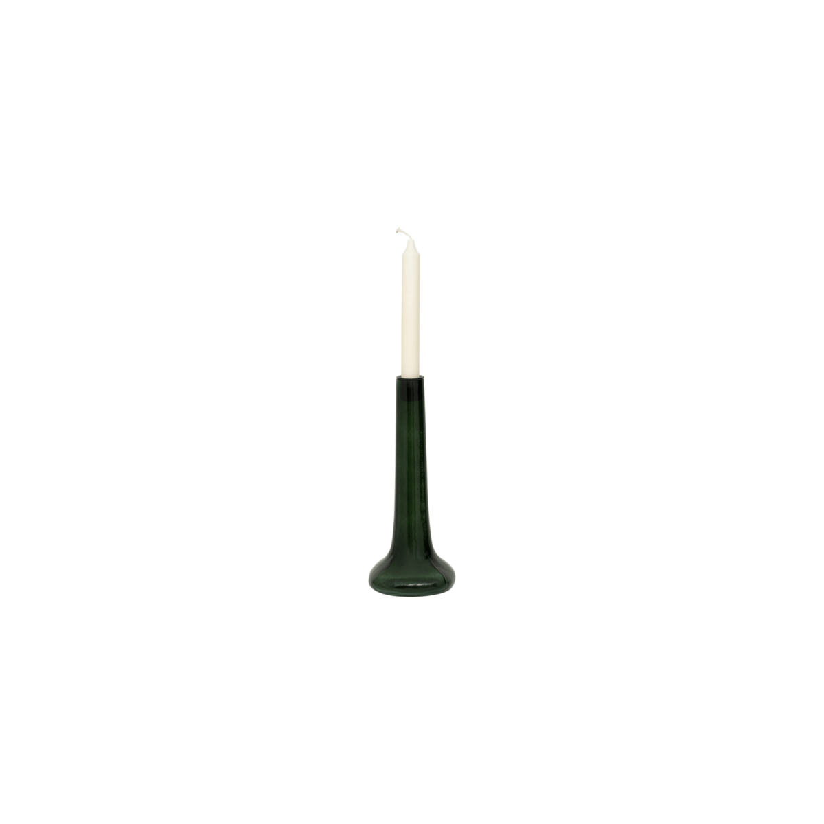 Flora - Kerzenhalter aus recyceltem Glas