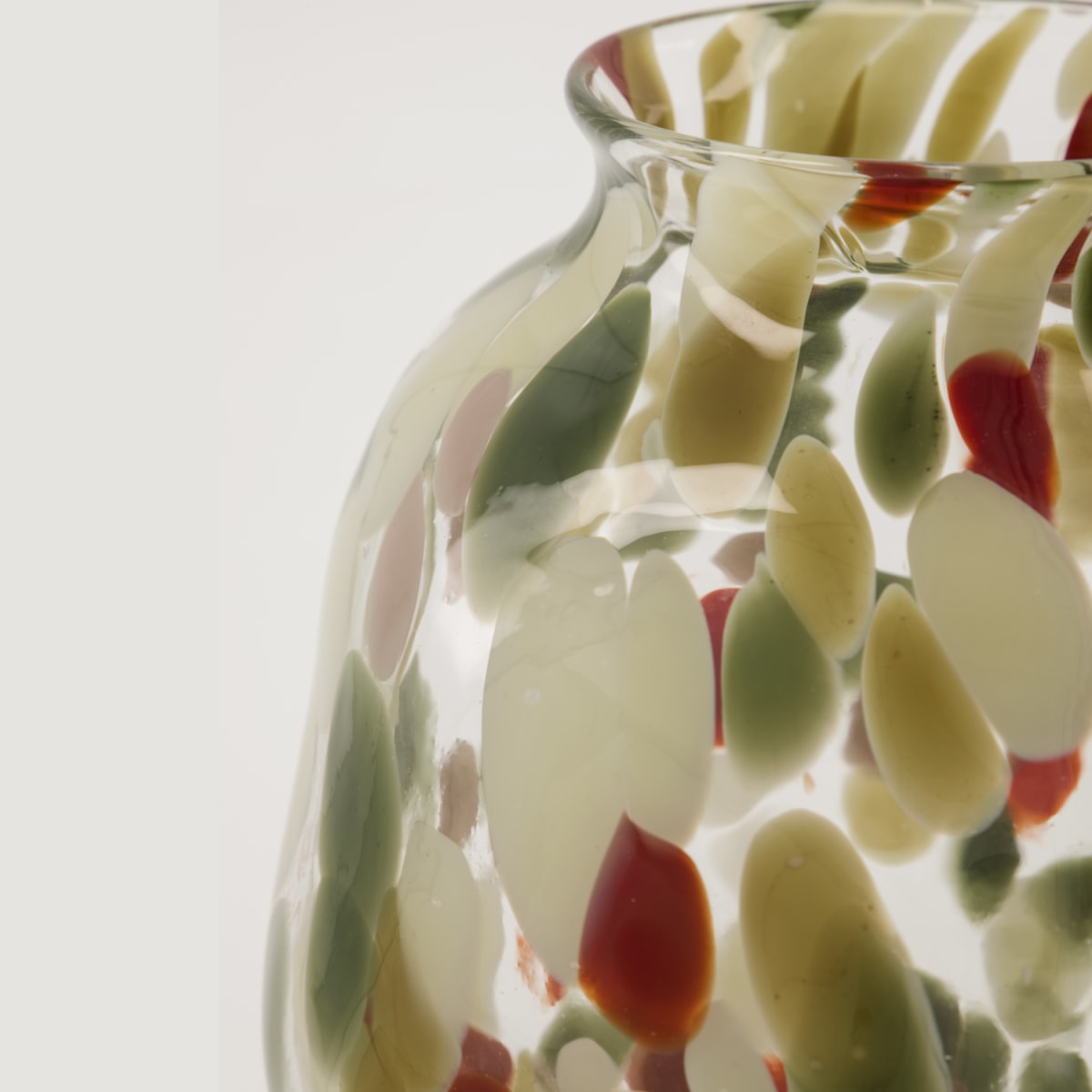 Dot - Vase aus Glas