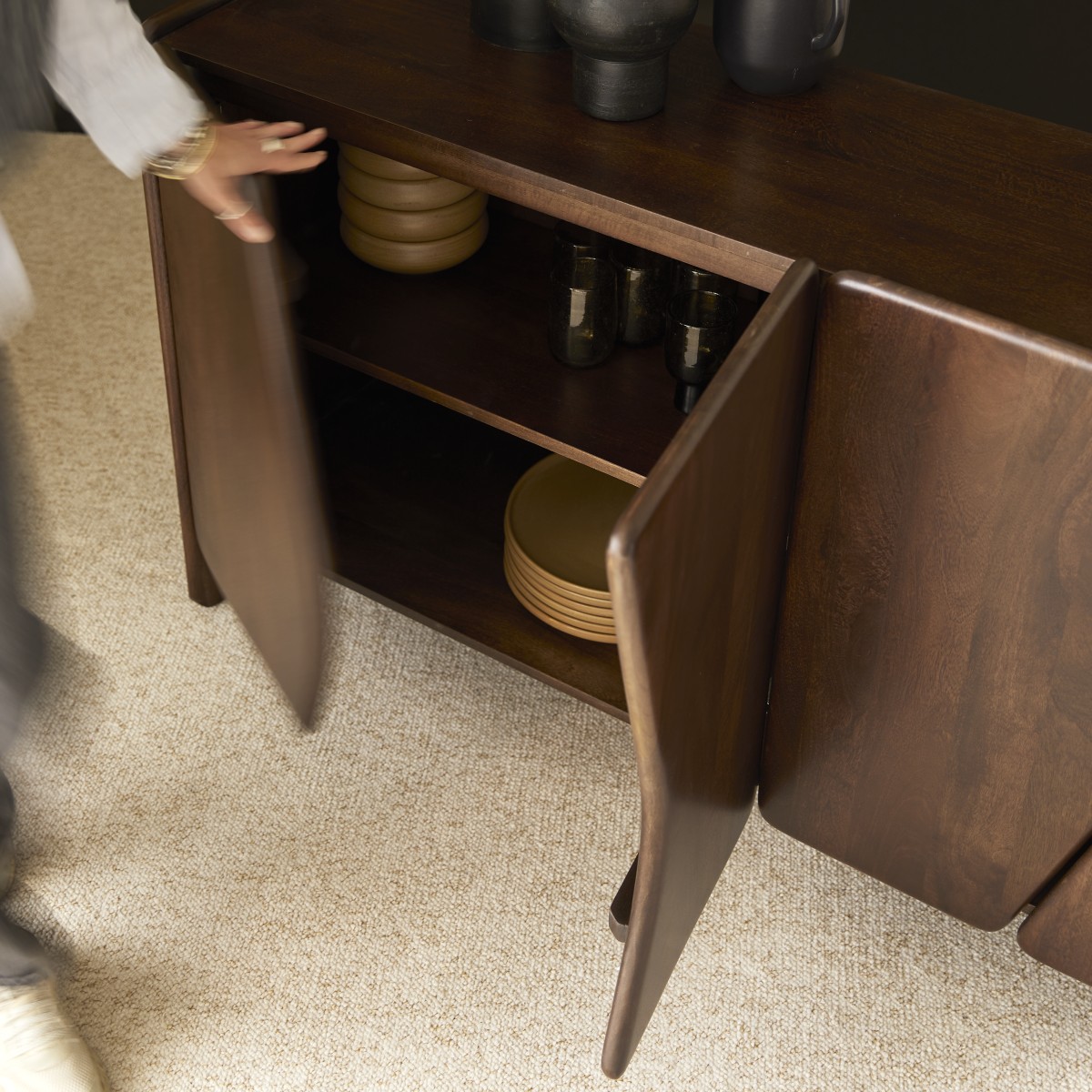 Noé - Buffet en manguier massif 160 cm