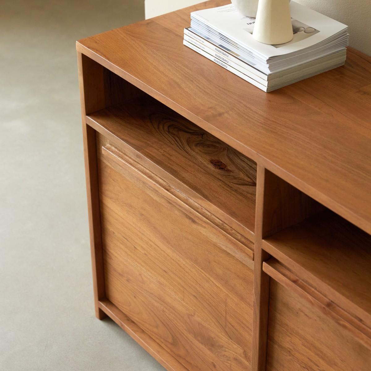 Liam - Sideboard aus massivem Akazienholz 120 cm