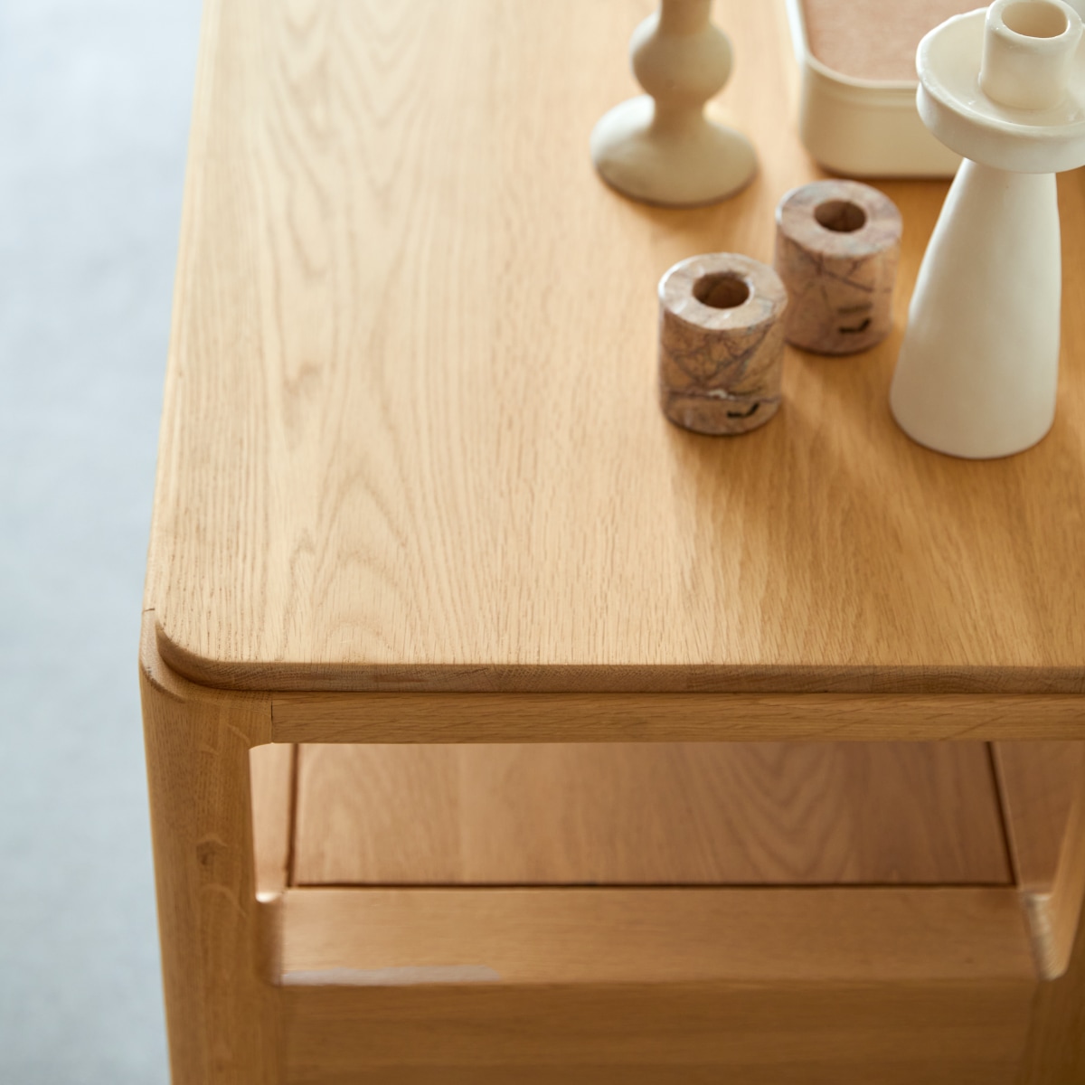 Arto - TV-Schrank aus massivem Eichenholz 100 cm