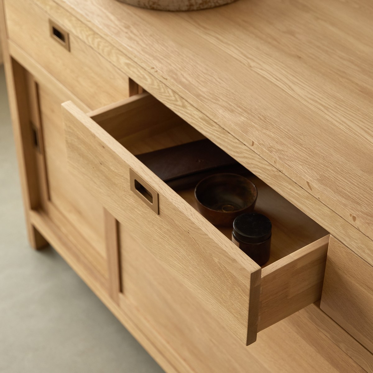 Heidi - Sideboard aus massivem Eichenholz 160 cm