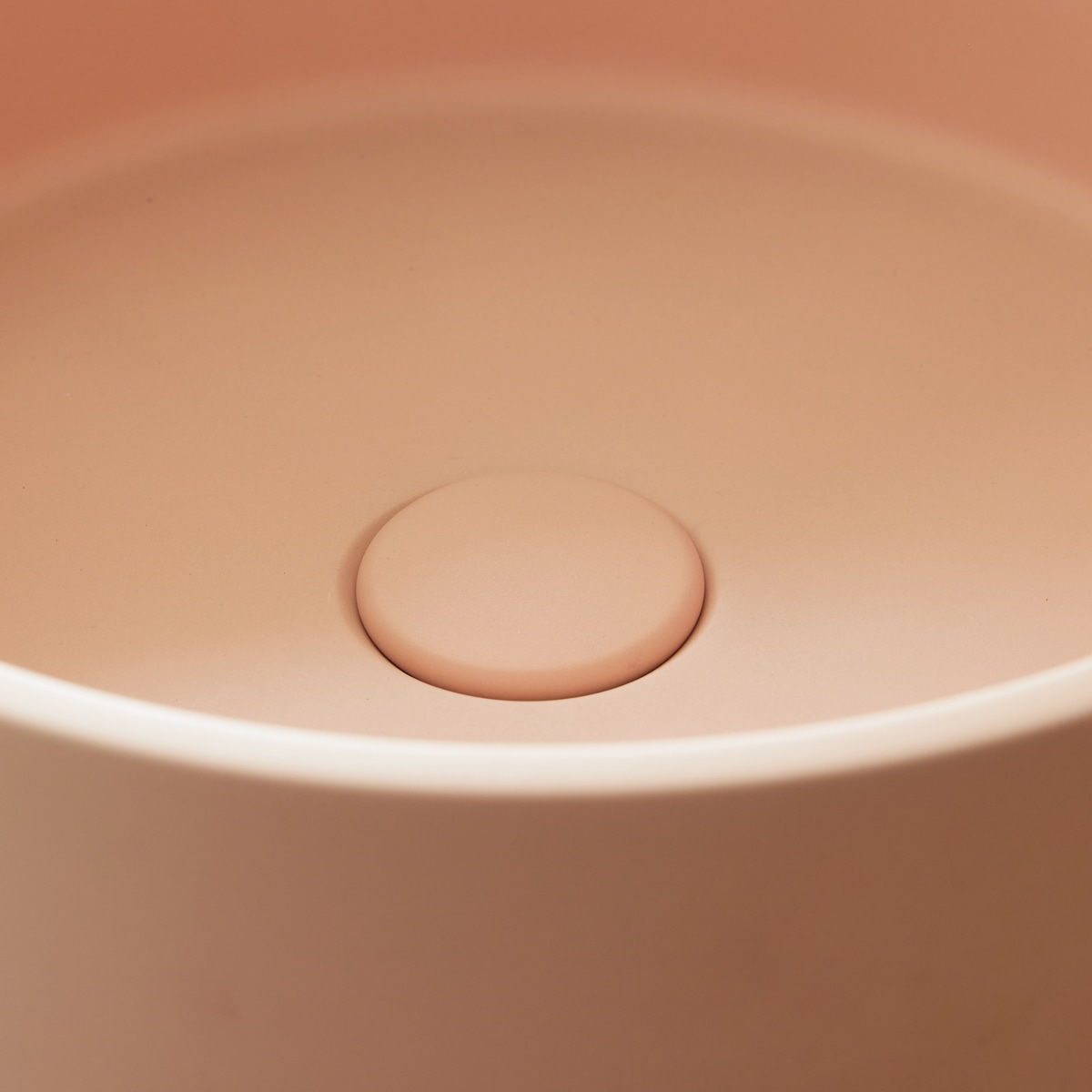 Gina - Vasque ronde béton blush ∅ 39 cm