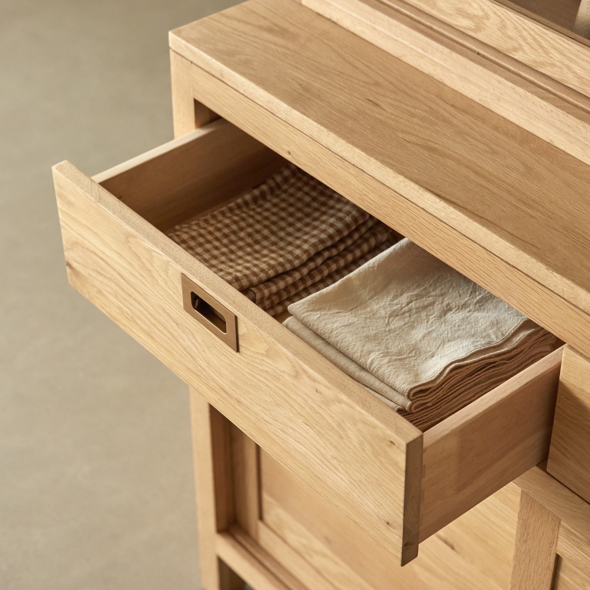 Heidi - Credenza in rovere massello 110 cm