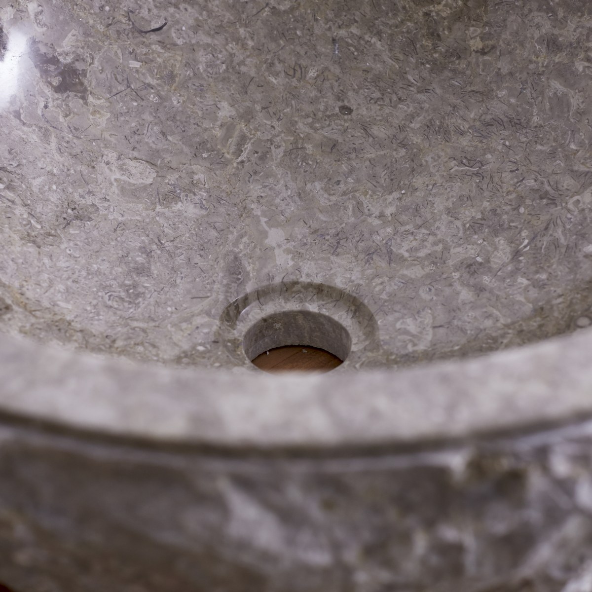 Scrula - Waschbecken aus Marmor grey ∅ 45 cm