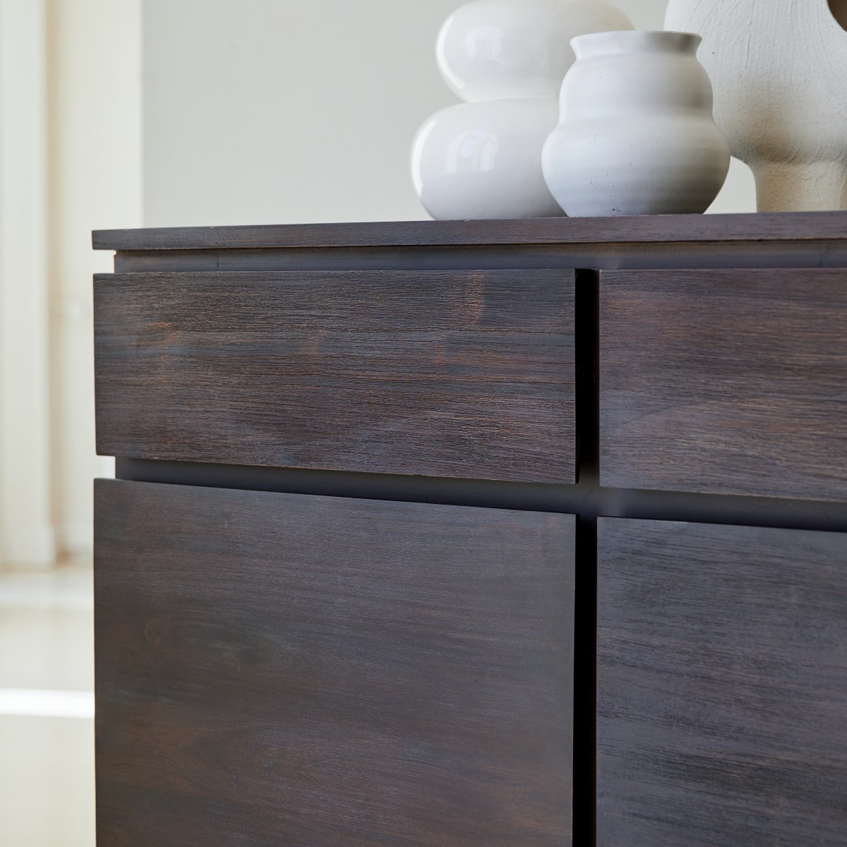 Eva - Buffet aus massivem Mahagoniholz 150 cm