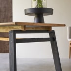 Sapristi - Rectangular table in reclaimed oak, seats 6