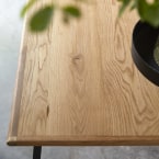 Sapristi - Rectangular table in reclaimed oak, seats 6