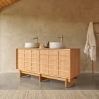Miu - Badezimmermöbel aus Eiche 170 cm