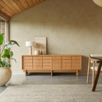 Miu - Solid oak sideboard - 200 cm