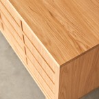 Miu - Sideboard aus Eichenholz 200 cm