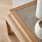 Achille - Konsole aus massivem Teakholz 120 cm
