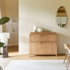 Achille - Sideboard in solid teak, 120 cm